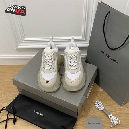 BALENCIAGA MEN'S TRIPLE S SNEAKER CLEAR SOLE - BB201
