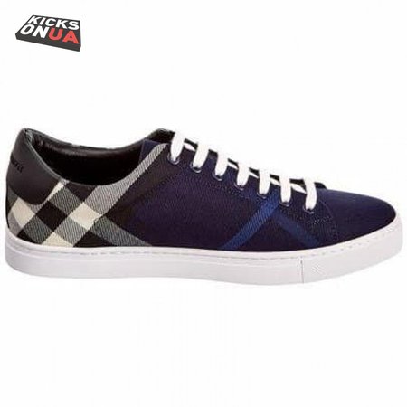 BURBERRY ALBERT HOUSE CHECK & LEATHER LOW-TOP SNEAKER - BBR4