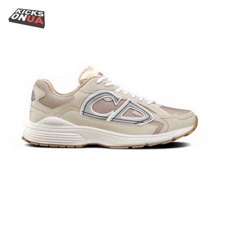 DIOR B30 SNEAKERS CREAM MESH AND TECHNICAL FABRIC - CD89