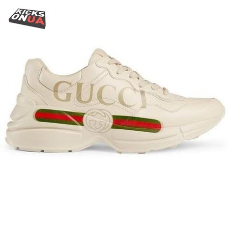 GUCCI RHYTON LEATHER SNEAKER - GC55