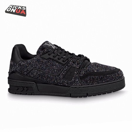glitter sneaekers black trainer - 223